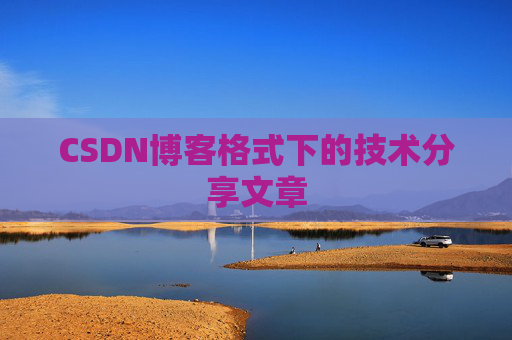 CSDN博客格式下的技术分享文章